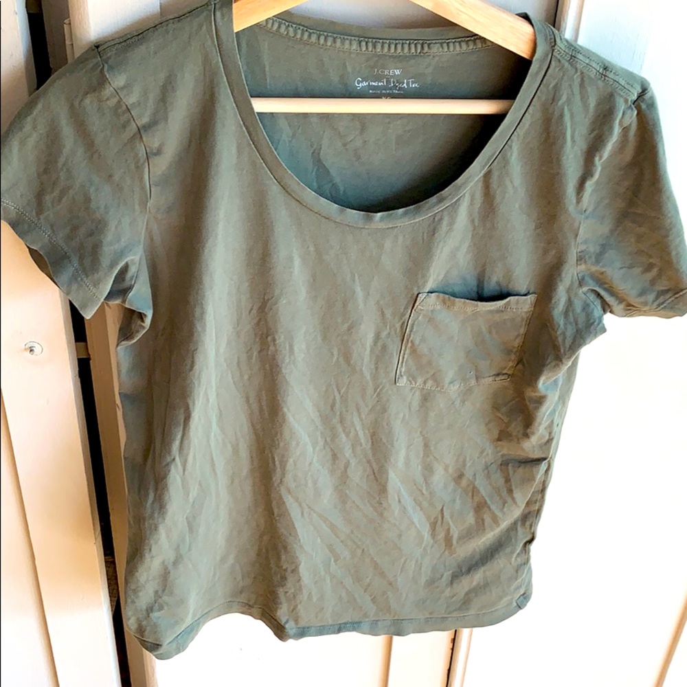 JCrew Army Green T shirt